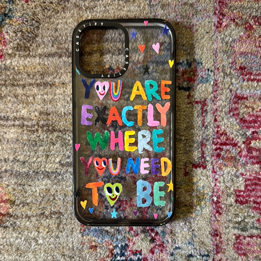 Casetify Colorful Motivational Phone Case